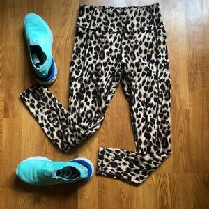 Victoria’s Secret essential leggings!  Leopard!